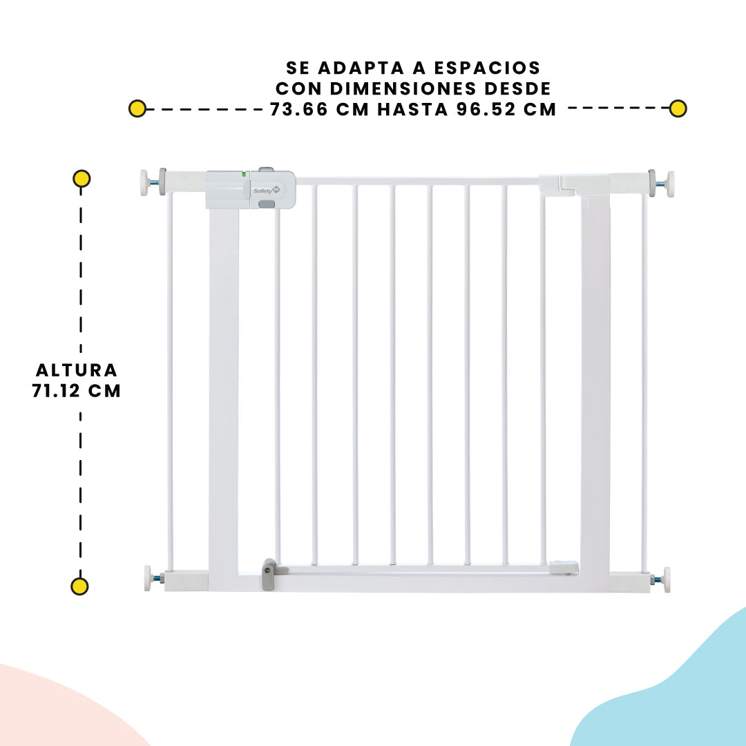 Safety 1st Easy-Fit Puerta De Seguridad Para Bebe Y Mascotas – bebemoonmx